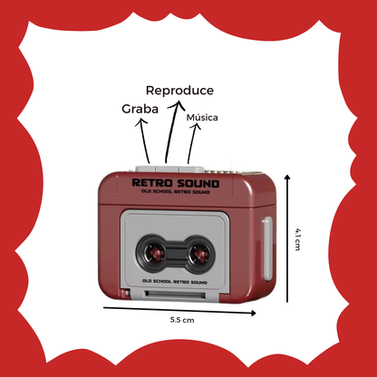 Grabadora Vintage de Llavero